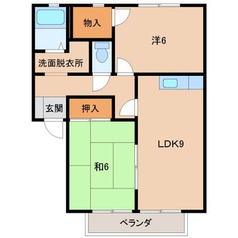 間取図 グリーンフル紀の川