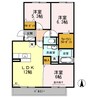 メゾンドヒル 3LDKの間取り