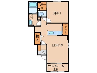 間取図 フレスコリーリオⅢ