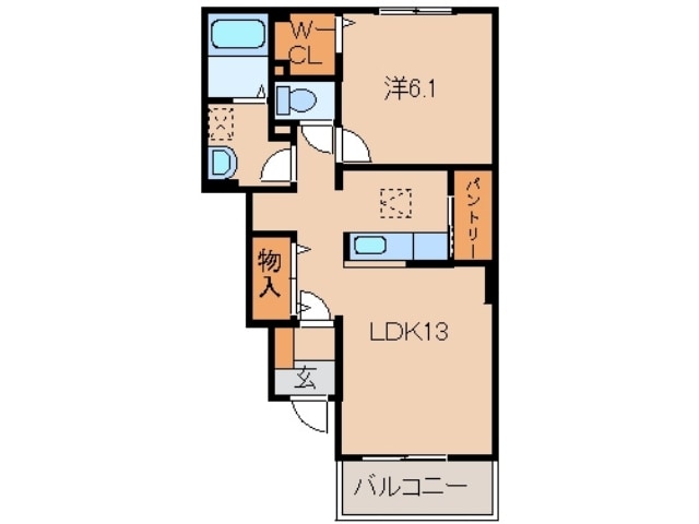 間取り図 ルーチェ　ソラーレⅡ