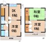 ハイツ千旦 3DKの間取り