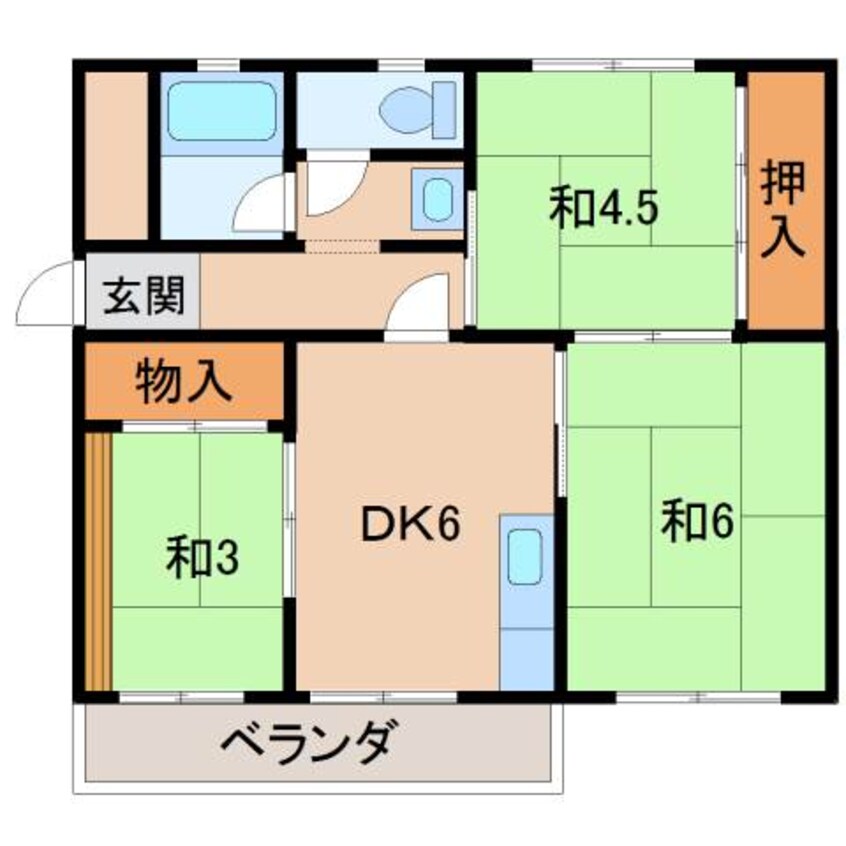 間取図 グリーンマンションⅠ