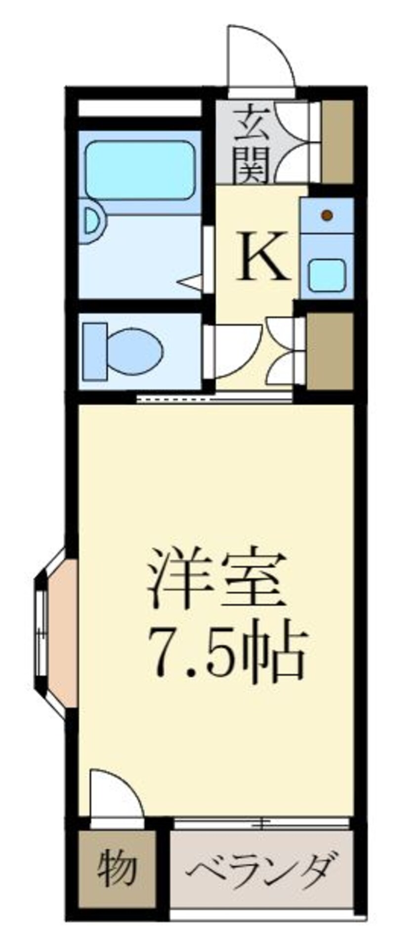 間取図 リブin杭ノ瀬