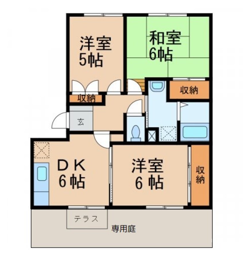 間取図 ルネ紀伊