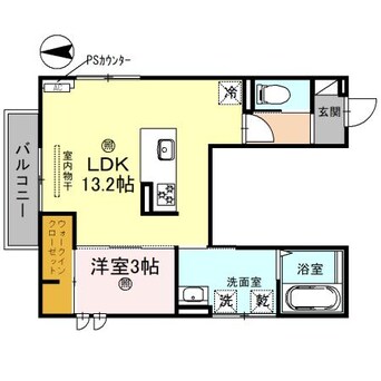 間取図 和歌山電鉄貴志川線/神前駅 徒歩9分 3階 1年未満