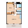 ノース・タツノ 1LDKの間取り