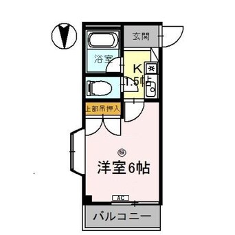 間取図 きのくに線・紀勢本線/宮前駅 徒歩5分 5階 築30年