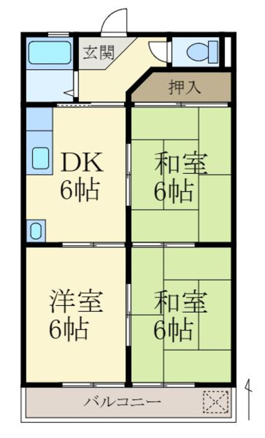 間取図 グランシエル秋月