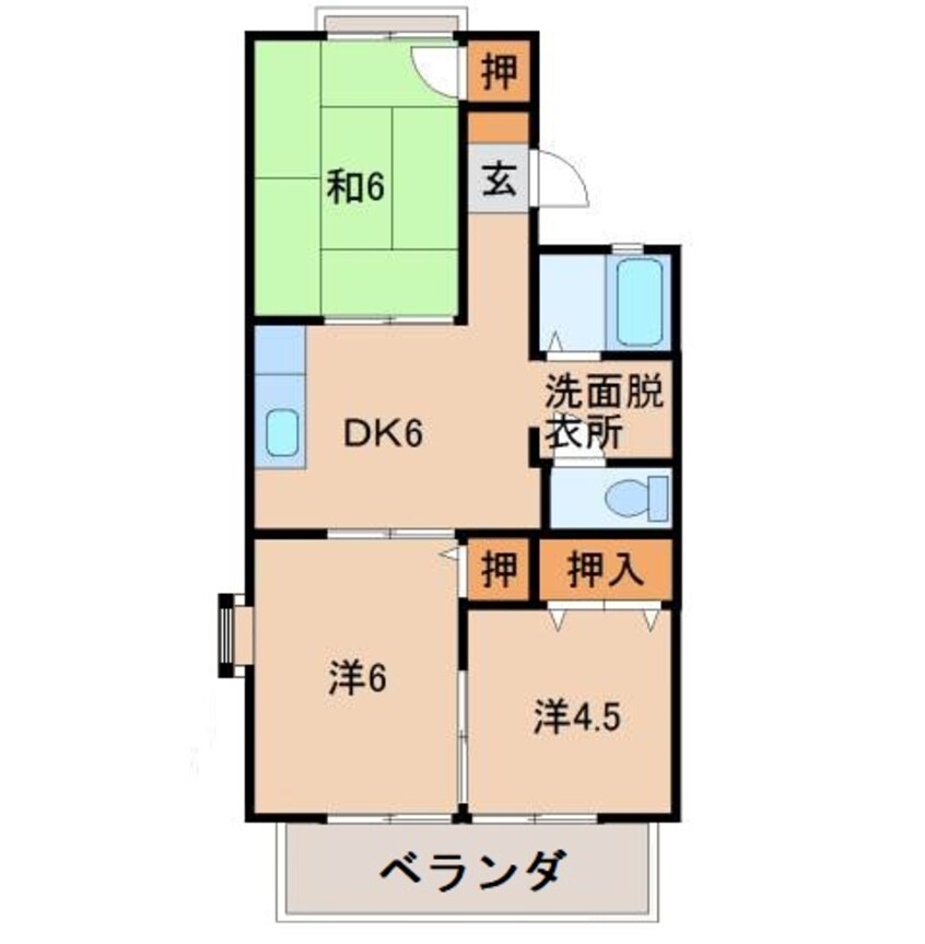 間取図 エル布施屋