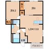 和歌山線/田井ノ瀬駅 徒歩28分 1階 築25年 2LDKの間取り