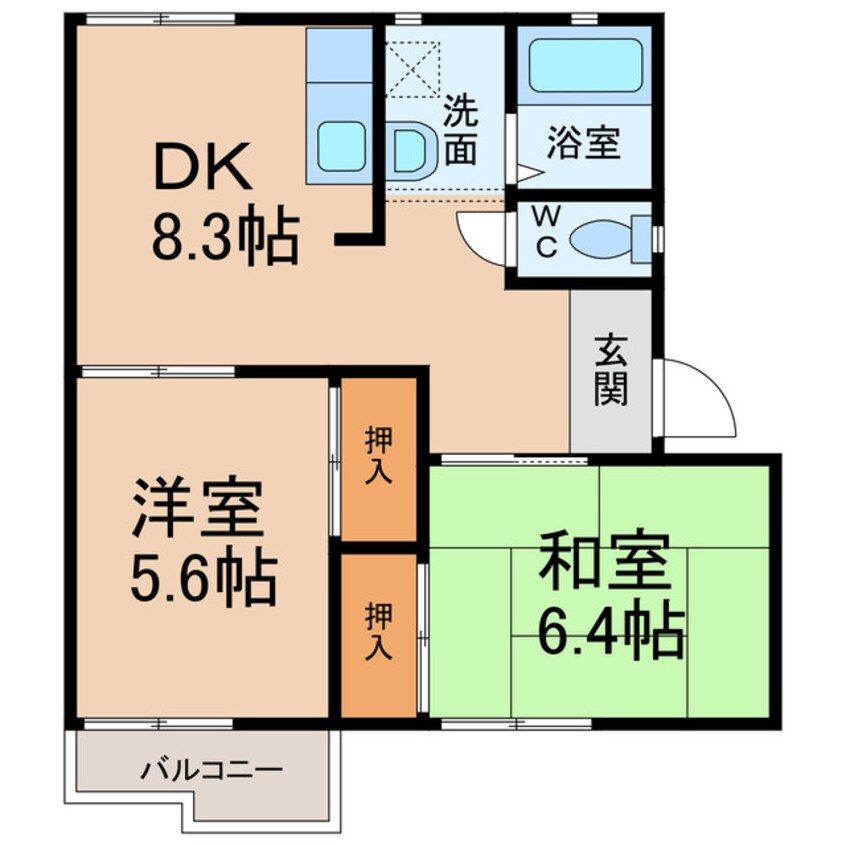 間取図 アーバンハウスA