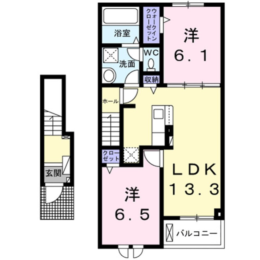 間取図 カサ マドリーナⅠ