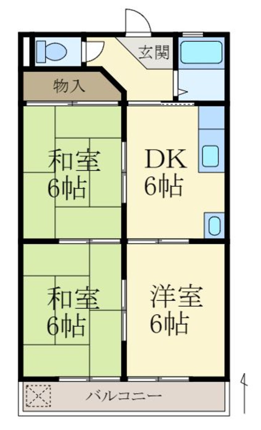 間取図 グランシエル秋月