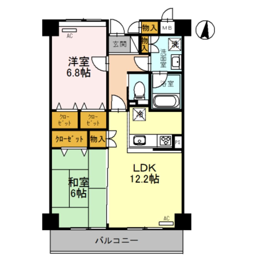 間取図 EAST VILLAGE 2001