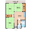 マンション秀月の間取図