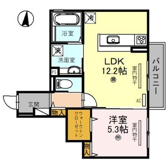 間取図 阪和線・羽衣線/和歌山駅 徒歩20分 2階 築2年