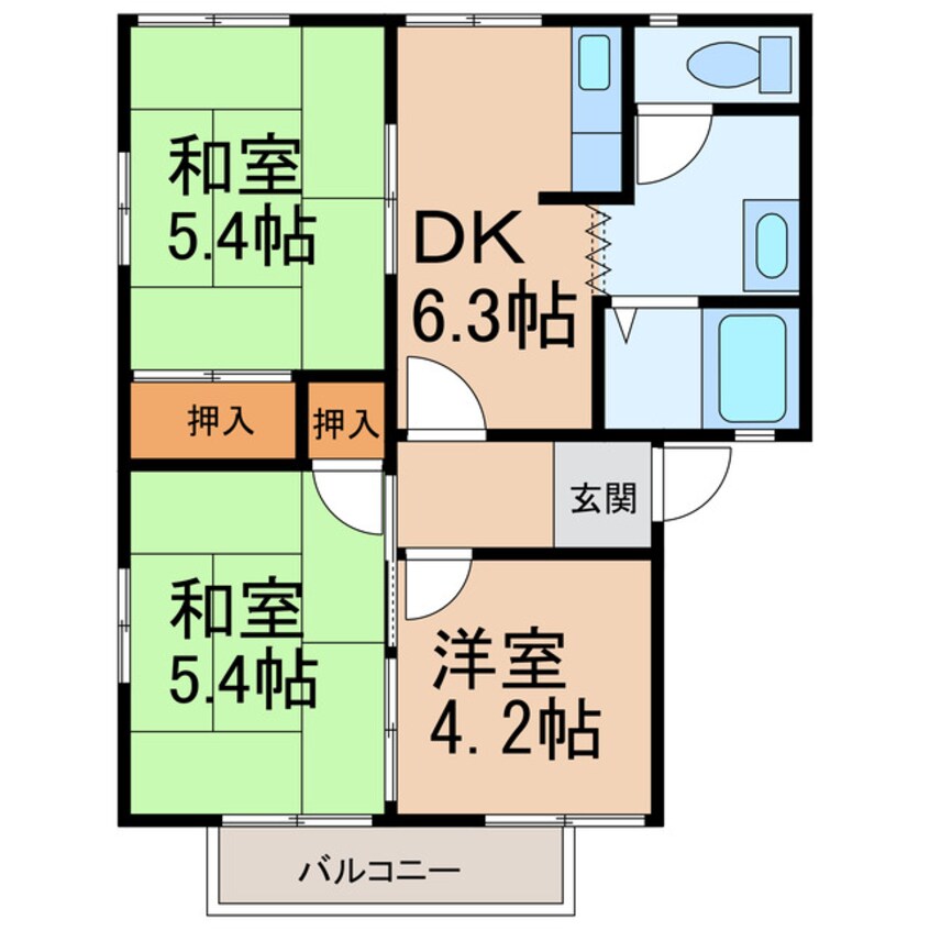 間取図 フレグランス曽屋