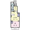 ガーデニアＫ・Ⅲ 1LDKの間取り
