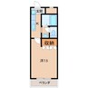 フォルティア 1Kの間取り