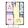 ダイトウタウン 2LDKの間取り