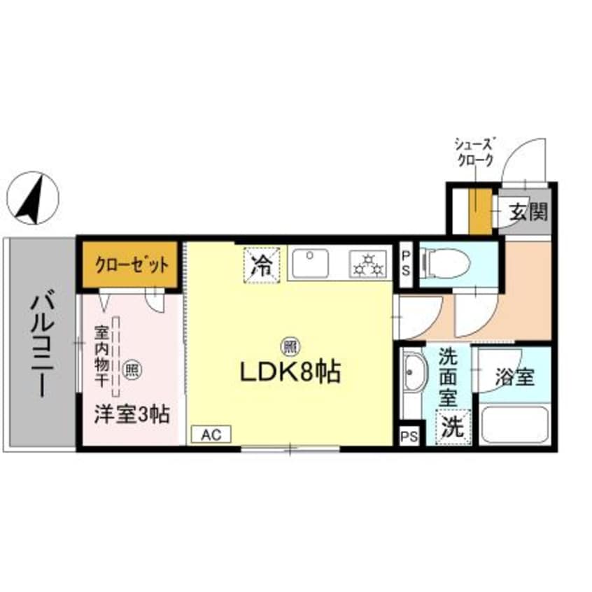 間取図 ピオーネ荘