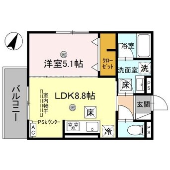 間取図 ピオーネ荘