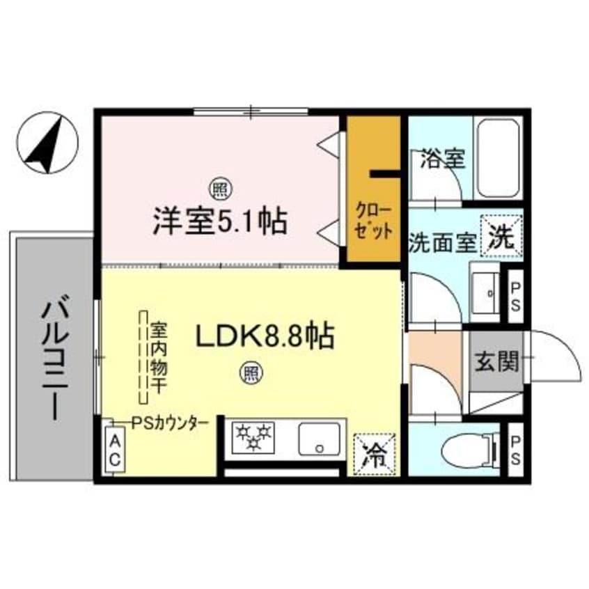 間取図 ピオーネ荘