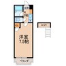 セレッソ宮前 1Kの間取り