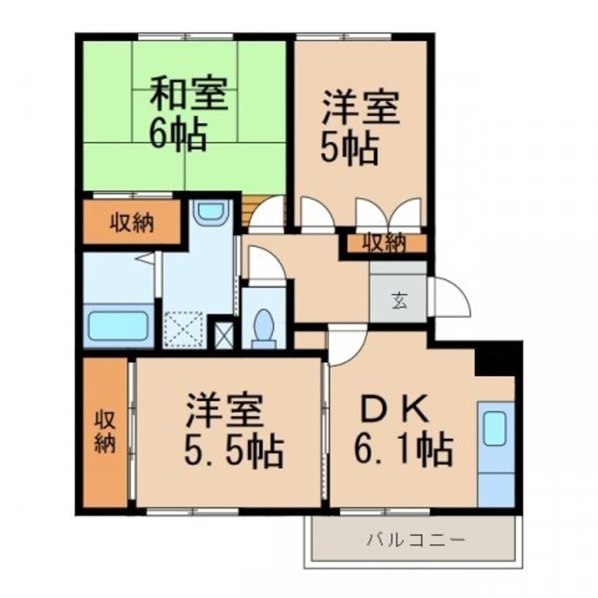 間取図 ルネ紀伊