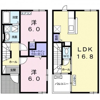 間取図 ＴＲＩ　ＣＡＳＡⅠ