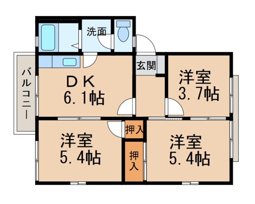 間取図 ディアス妙寺