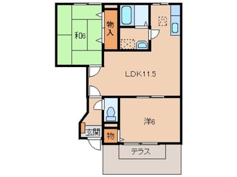 間取図 プロスペリテＴ