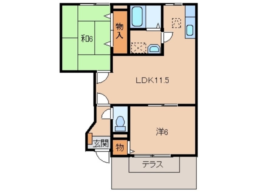 間取図 プロスペリテＴ