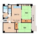 第２川端マンションの間取図