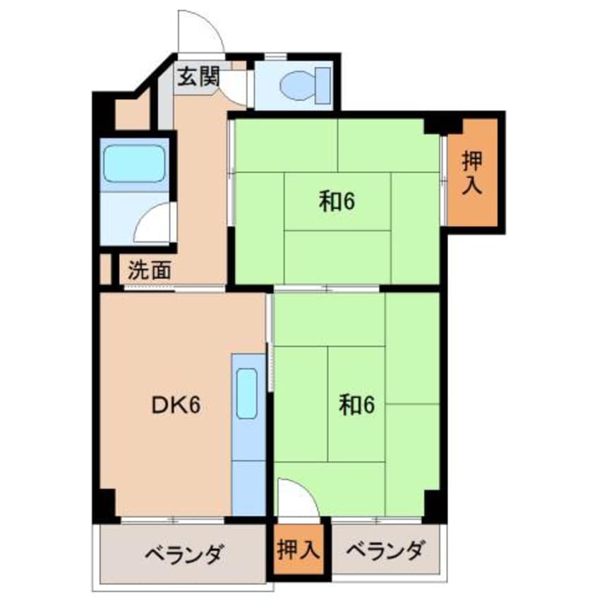 間取図 コーポひかり