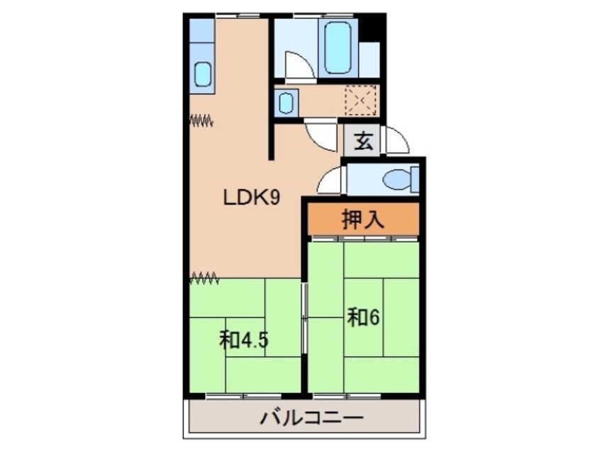 間取図 グリーンマンションⅡ