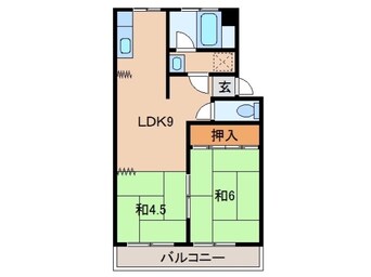 間取図 グリーンマンションⅡ