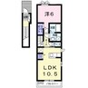 メガルファ 1LDKの間取り