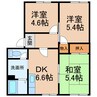 アスティ 3DKの間取り