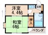 パレデラペ 2Kの間取り
