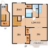 シャン・ド・フルール 3LDKの間取り