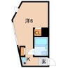 パインフィールド 1Rの間取り