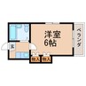 ＰiＰiハウス有本 1Kの間取り