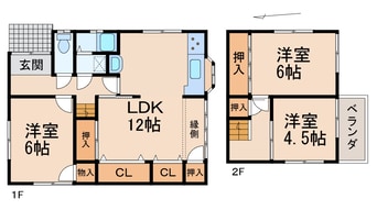 間取図 一戸建16455