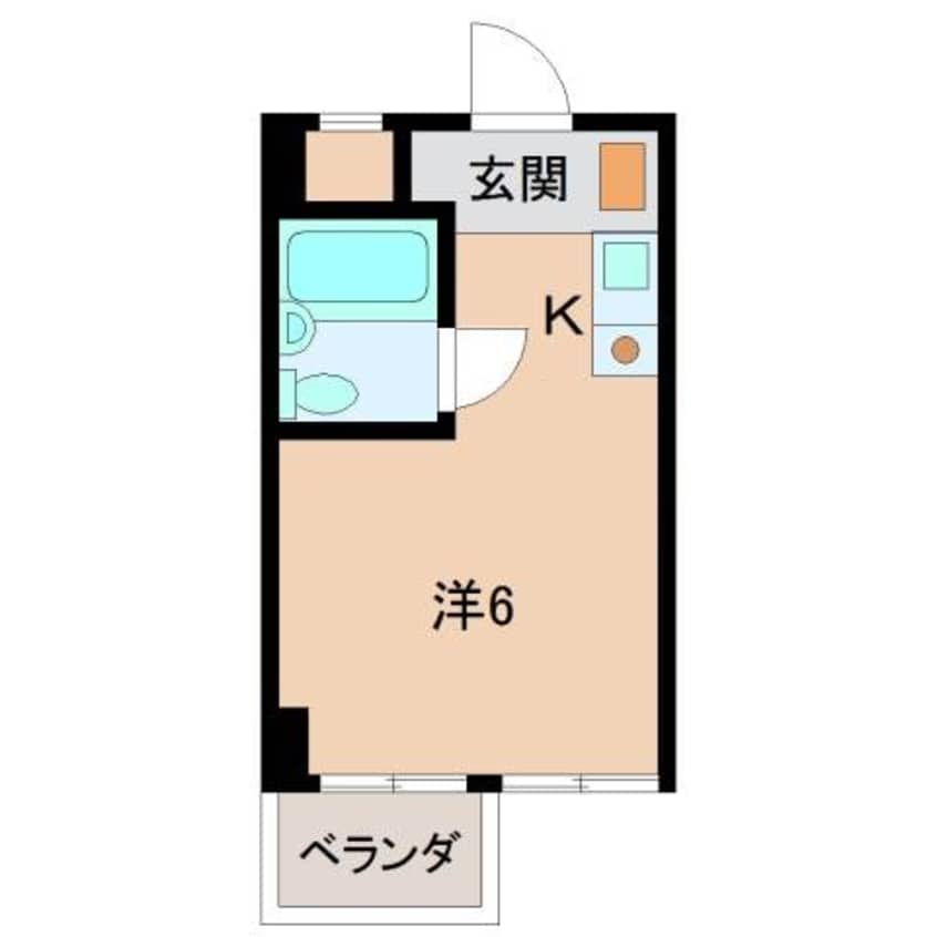 間取図 クレール大門川