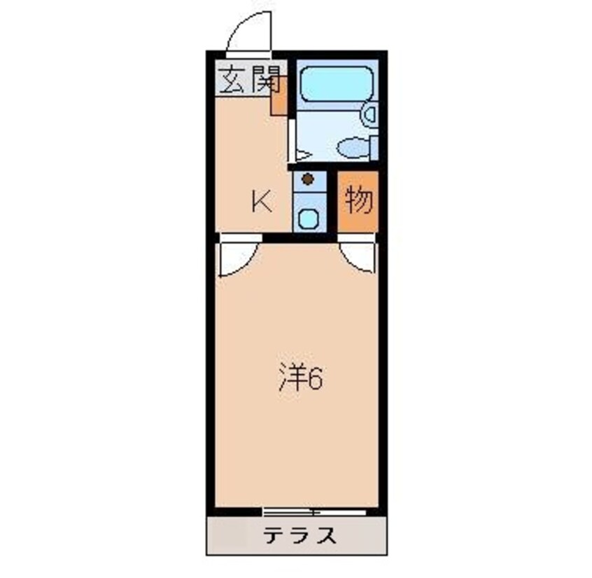 間取図 カーサＳＫ