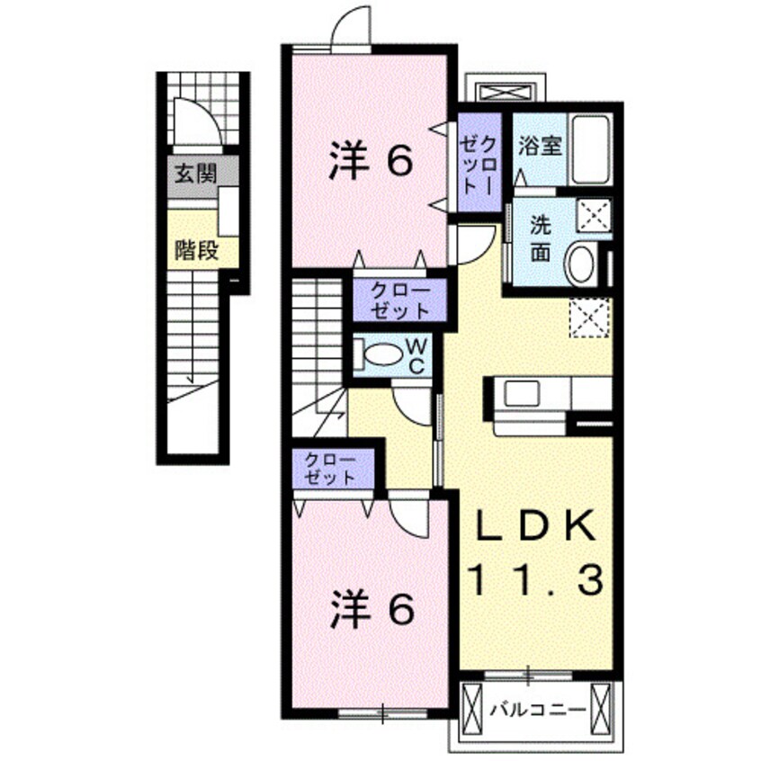 間取図 花水木Ⅱ