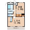 和歌山電鉄貴志川線/日前宮駅 徒歩20分 1階 築17年 1LDKの間取り