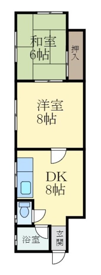 間取図 サカイバラハイツ