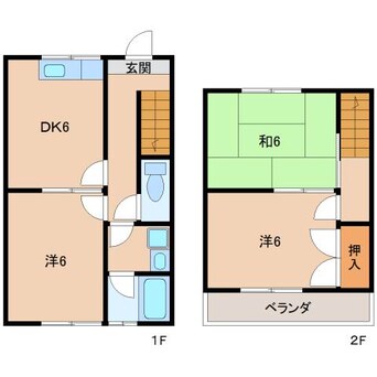 間取図 ハイツ千旦